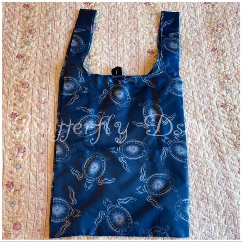 BOGOFREE Packable Eco Bag Machine Washable Turtles - Picture 3 of 9